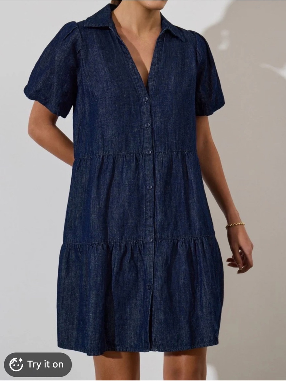 Brochu Walker denim dress size medium